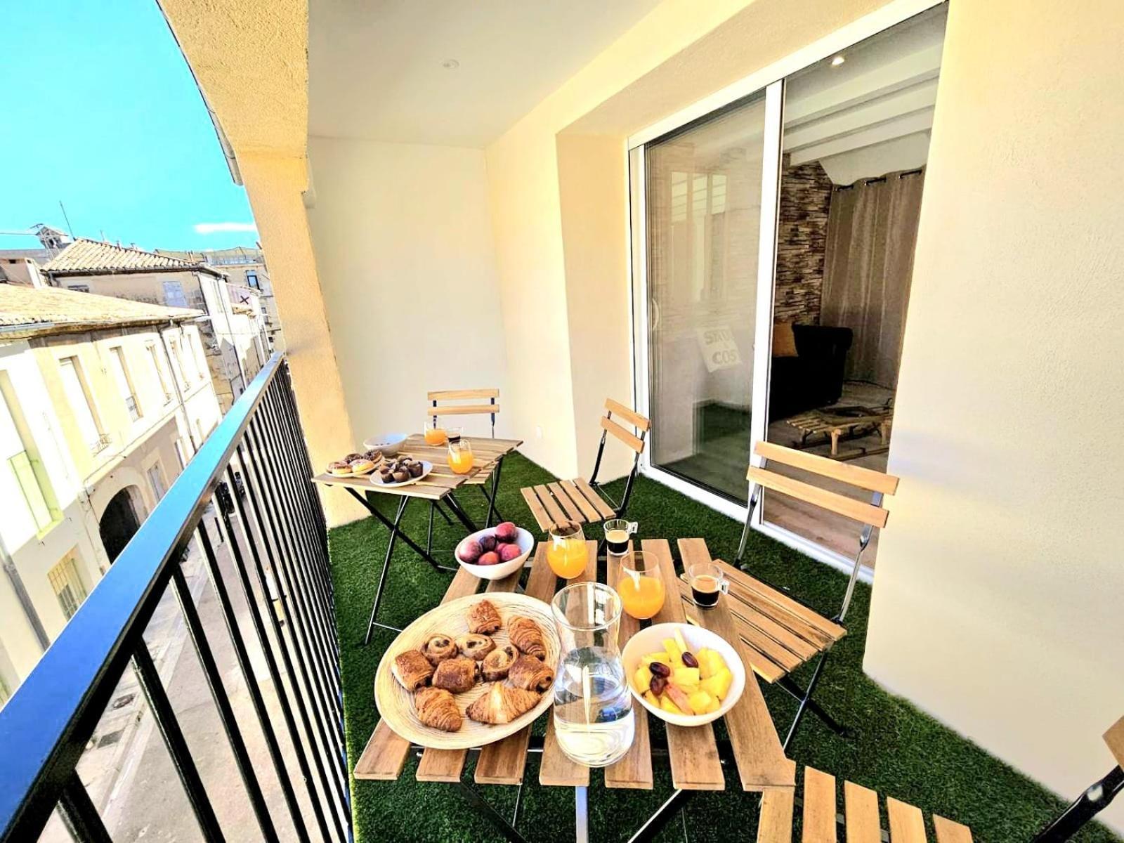 L'Escapade Forestiere - Coeur De Ville Avec Terrasse Nîmes Dış mekan fotoğraf